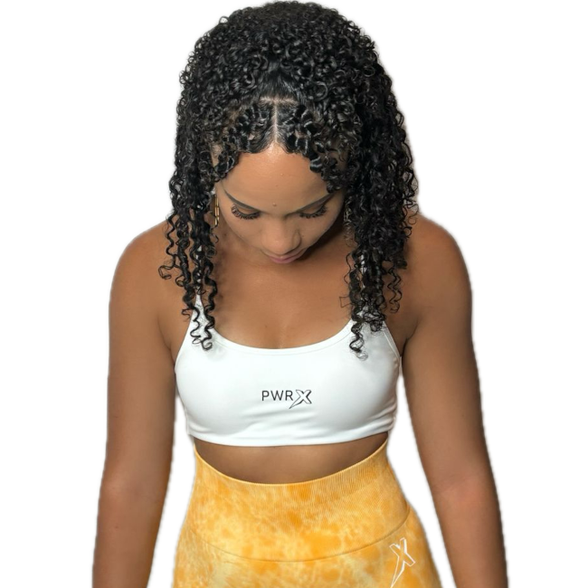 Brassière 3 croisées blanc
