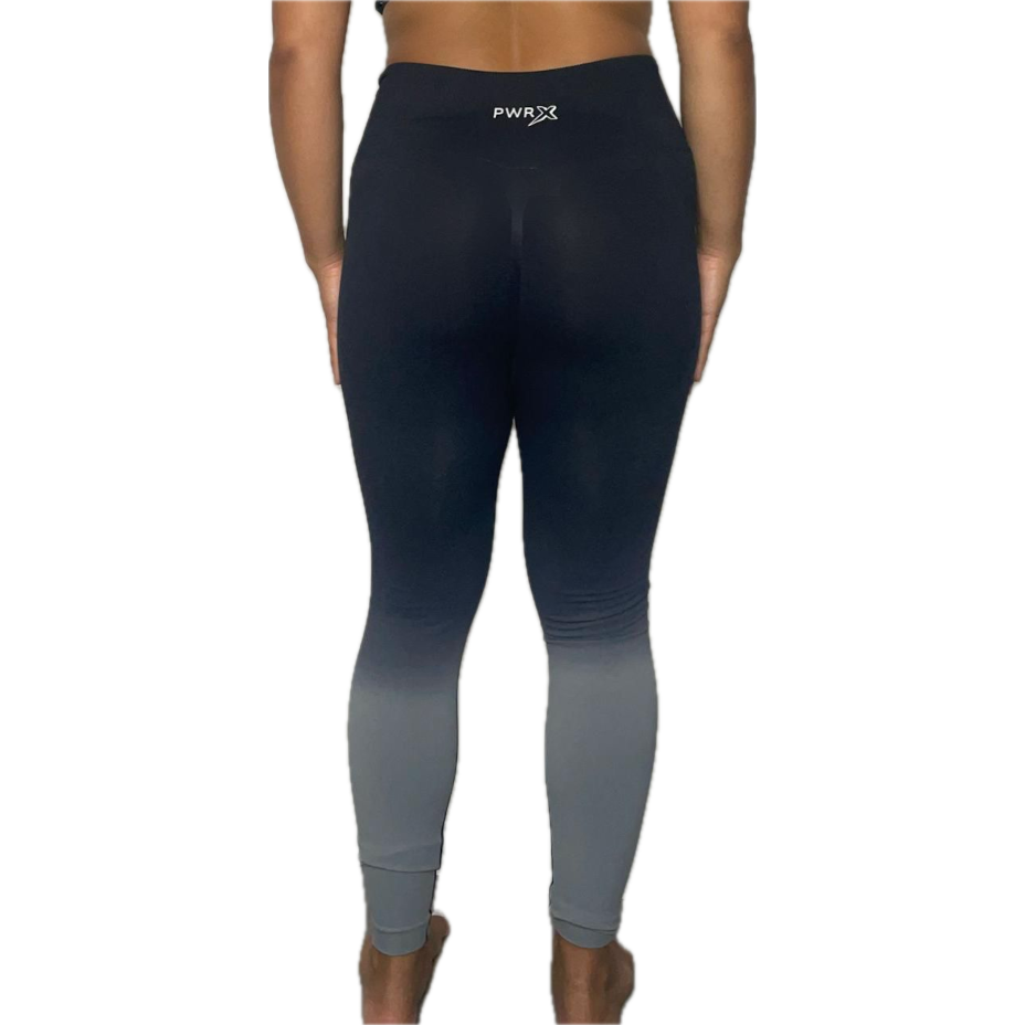 Legging bicolore noir/gris