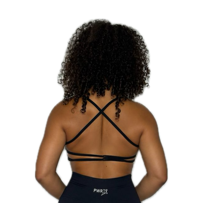 Brassière 3 croisées noir