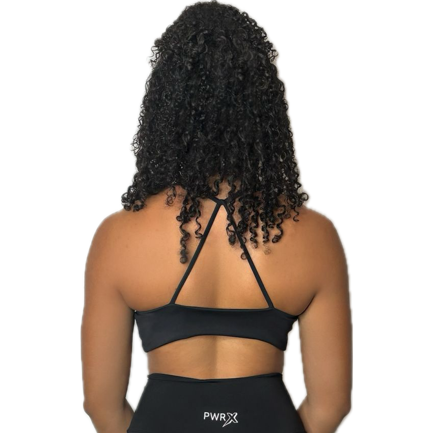 Brassière torsadé noir