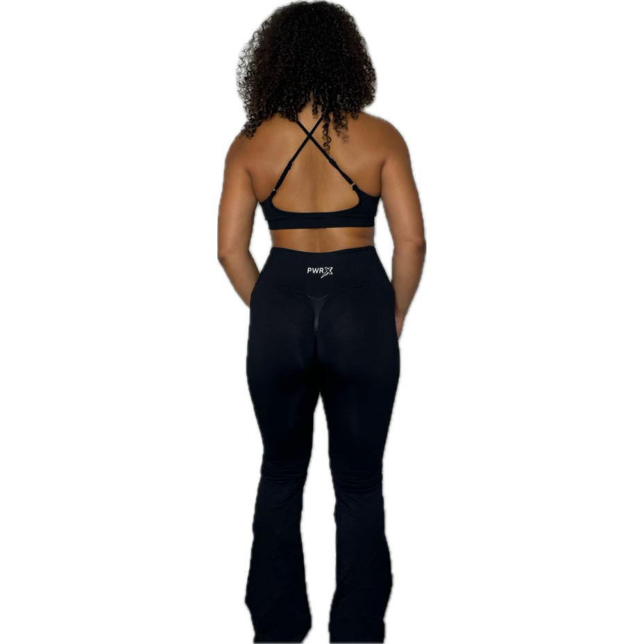 Legging évasé noir