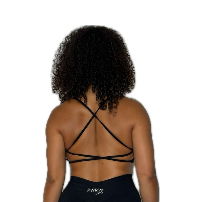 Brassière 2 croisées noir