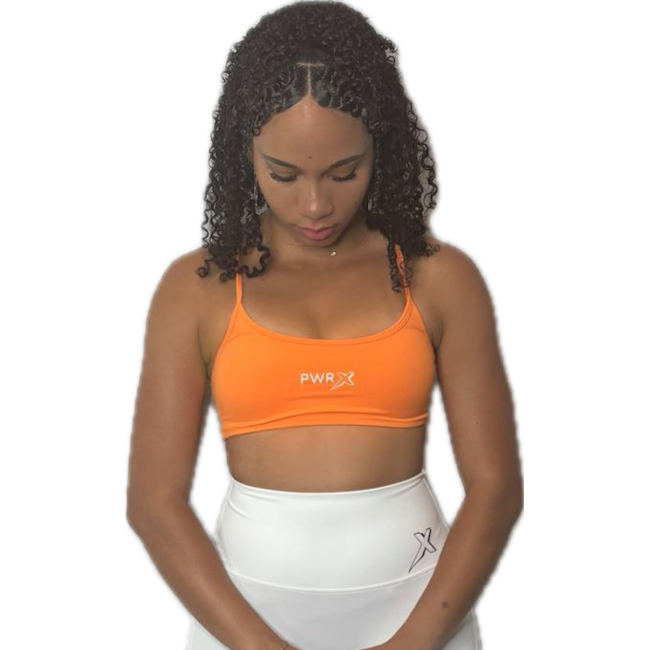 Brassière 3 croisées orange