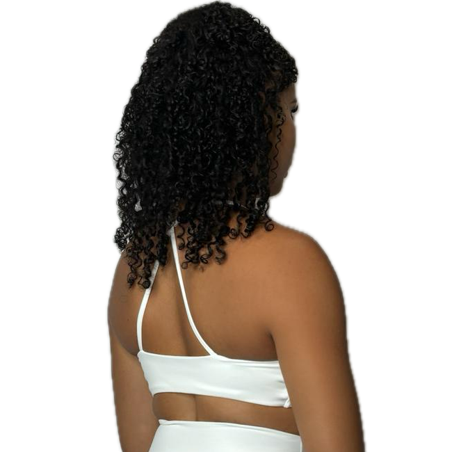 Brassière torsadé blanc