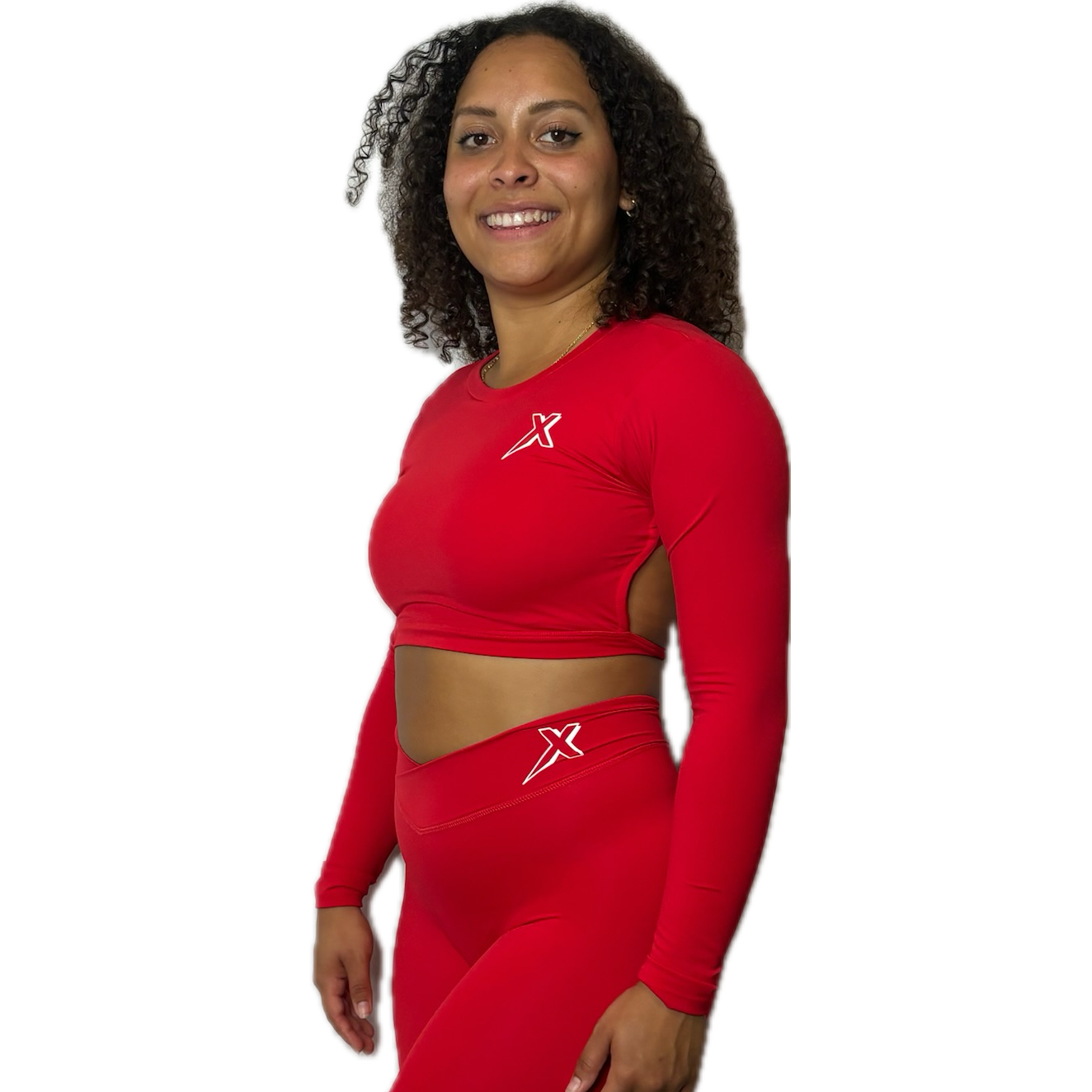 Haut dos nu rouge